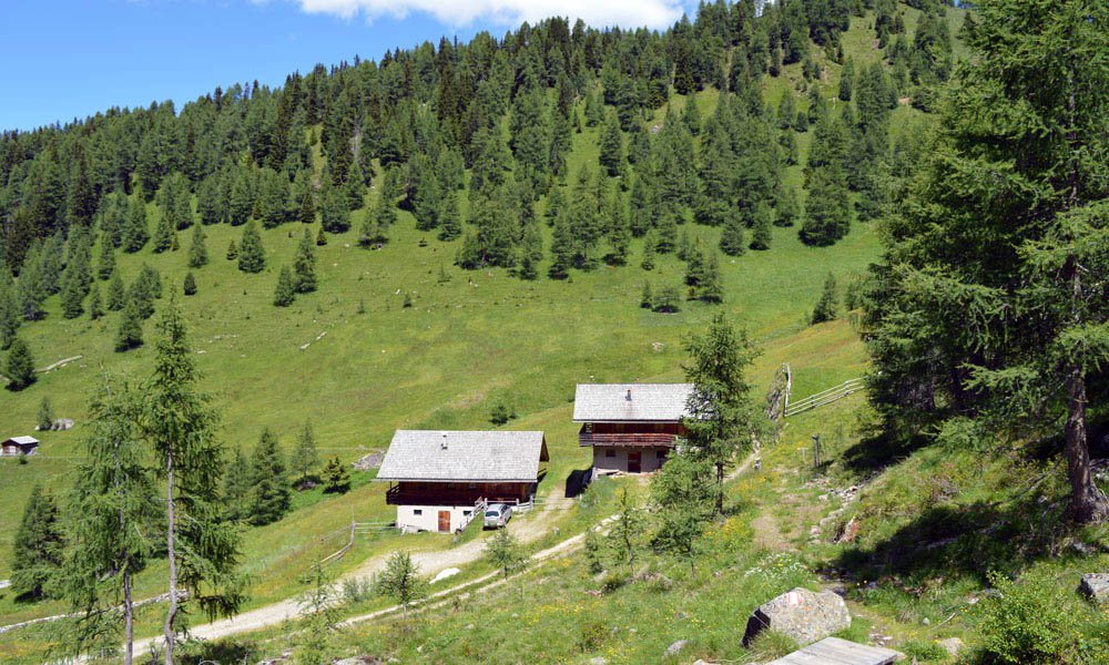 Ammirate un panorama fantastico durante una vacanza in una baita alpina